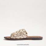 Sam Edelman Griffin gewebte Slide-Sandale Frauen Juteleder Schuhwerk 2P8JNV636 - Image 4