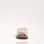 Sam Edelman Gus-Sandale Kinder Elfenbein Schuhwerk 2P8JNV1035 - Image 3