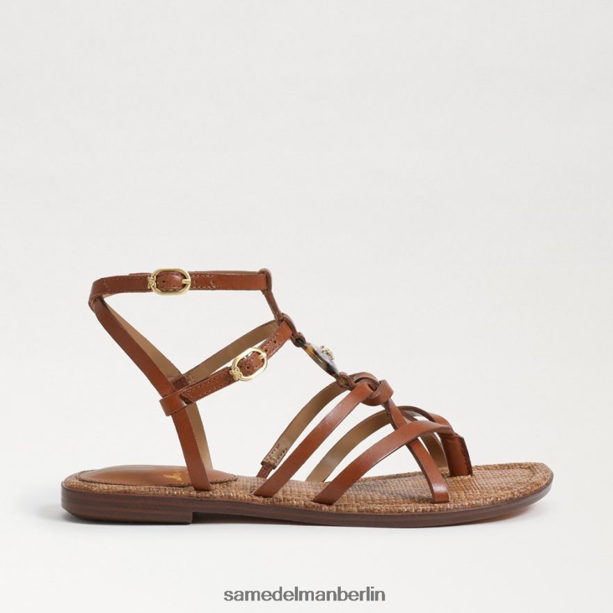 Sam Edelman Gwen Gladiator-Sandale Frauen reichhaltiger Cognac Schuhwerk 2P8JNV247 - Image 2