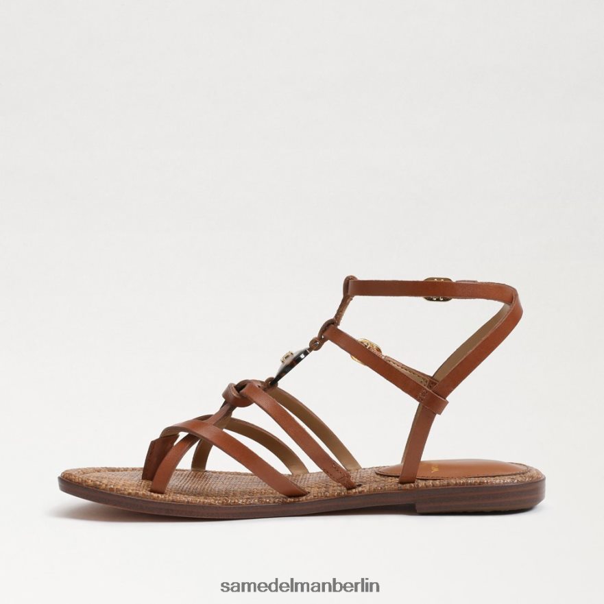 Sam Edelman Gwen Gladiator-Sandale Frauen reichhaltiger Cognac Schuhwerk 2P8JNV247 - Image 4