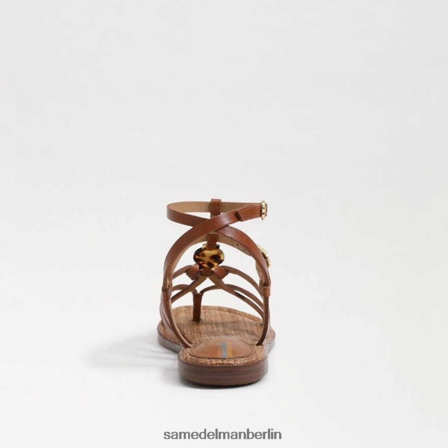 Sam Edelman Gwen Gladiator-Sandale Frauen reichhaltiger Cognac Schuhwerk 2P8JNV247 - Image 5