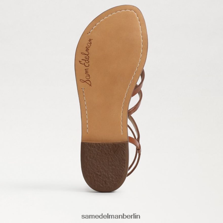Sam Edelman Gwen Gladiator-Sandale Frauen reichhaltiger Cognac Schuhwerk 2P8JNV247 - Image 6
