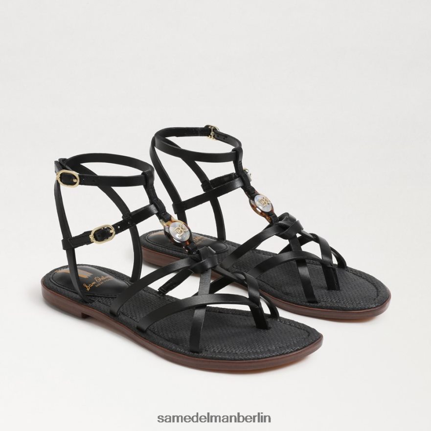 sam_edelman_gwen_gladiator_sandale_frauen_schwarzes_leder_schuhwerk_2p8jnv248.jpg Sam Edelman Gwen Gladiator-Sandale Frauen schwarzes Leder Schuhwerk 2P8JNV248 - Image 1