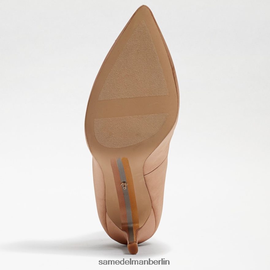 Sam Edelman Harriett spitzer Zehenabsatz Frauen Rosa Rouge-Satin Schuhwerk 2P8JNV593 - Image 6