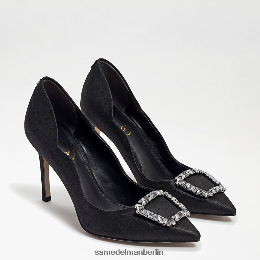 sam_edelman_harriett_spitzer_zehenabsatz_frauen_schwarze_seide_schuhwerk_2p8jnv592.jpg Sam Edelman Harriett spitzer Zehenabsatz Frauen schwarze Seide Schuhwerk 2P8JNV592 - Image 1