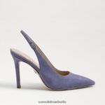 Sam Edelman Haselnussbraune Slingback-Pumps Frauen staubiges Violett Schuhwerk 2P8JNV666 - Image 2