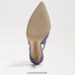 Sam Edelman Haselnussbraune Slingback-Pumps Frauen staubiges Violett Schuhwerk 2P8JNV666 - Image 6