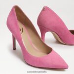 Sam Edelman Haselnussbrauner spitzer Zehenabsatz Frauen konfettirosa Wildleder Schuhwerk 2P8JNV167 - Image 6