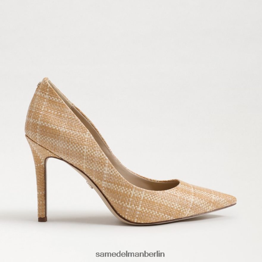 Sam Edelman Haselnussbrauner spitzer Zehenabsatz Frauen Natürlicher Multi-Bast Schuhwerk 2P8JNV142 - Image 2