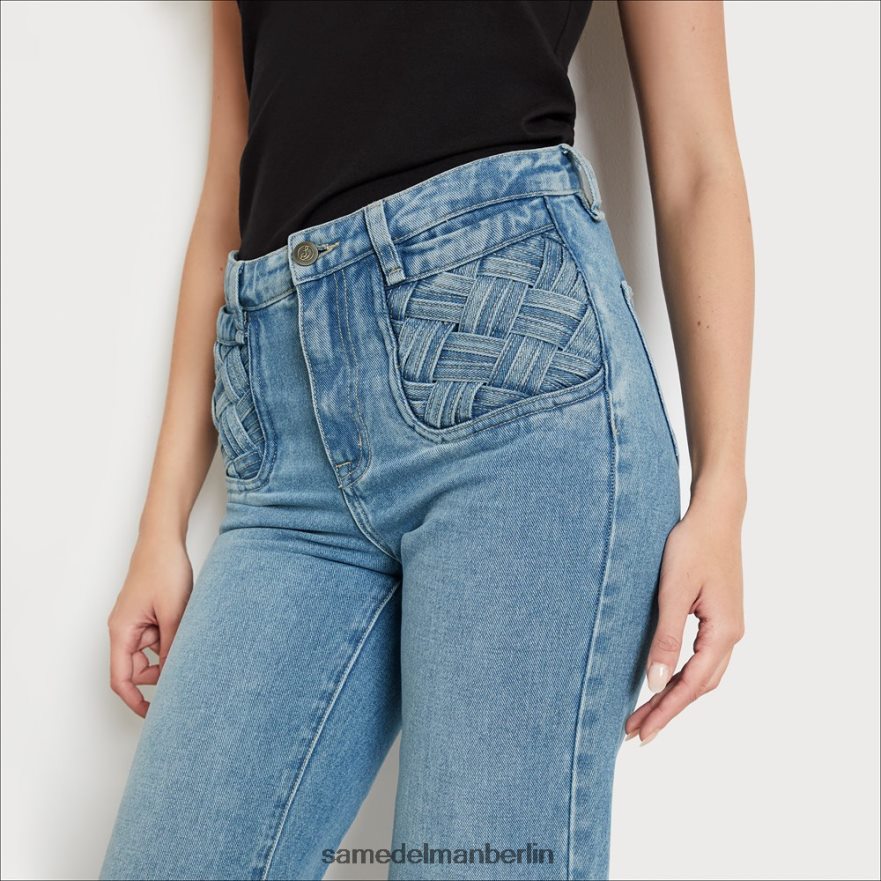 Sam Edelman High-Rise-Hose mit Bay-Taschen Frauen Espe Bekleidung 2P8JNV1227 - Image 3