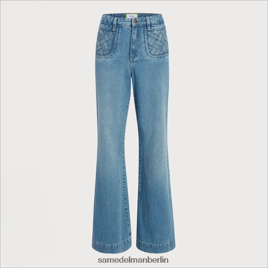 Sam Edelman High-Rise-Hose mit Bay-Taschen Frauen Espe Bekleidung 2P8JNV1227 - Image 5