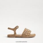 Sam Edelman Holly-Sandale Kinder natürliches Leinen Schuhwerk 2P8JNV1049 - Image 2