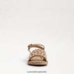 Sam Edelman Holly-Sandale Kinder natürliches Leinen Schuhwerk 2P8JNV1049 - Image 3