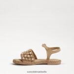 Sam Edelman Holly-Sandale Kinder natürliches Leinen Schuhwerk 2P8JNV1049 - Image 4