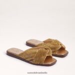 Sam Edelman Issie Slide-Sandale Frauen Gold Schuhwerk 2P8JNV467