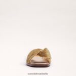 Sam Edelman Issie Slide-Sandale Frauen Gold Schuhwerk 2P8JNV467 - Image 3
