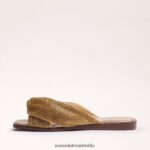 Sam Edelman Issie Slide-Sandale Frauen Gold Schuhwerk 2P8JNV467 - Image 4