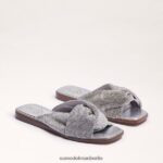 Sam Edelman Issie Slide-Sandale Frauen Silber Schuhwerk 2P8JNV466