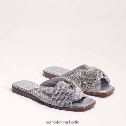 Sam Edelman Issie Slide-Sandale Frauen Silber Schuhwerk 2P8JNV466