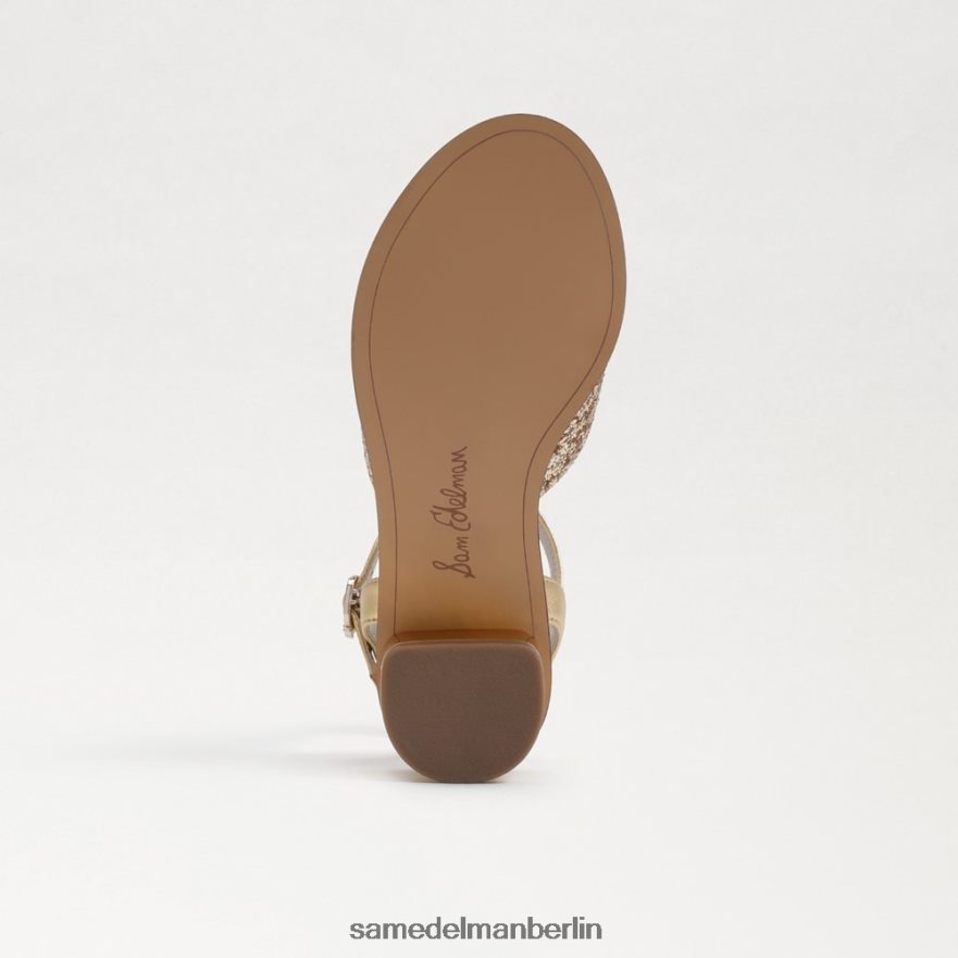 Sam Edelman Ivy-Sandale mit Blockabsatz Kinder Bernstein Gold Schuhwerk 2P8JNV1036 - Image 6
