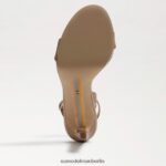 Sam Edelman Jade-Knöchelriemenabsatz Frauen Rosa-Rouge-Patent Schuhwerk 2P8JNV390 - Image 6