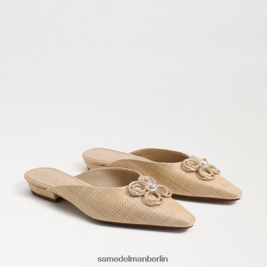 Sam Edelman Jayden spitze Zehenpartie flach Frauen gebleichtes Buchenholz Schuhwerk 2P8JNV723 - Image 1