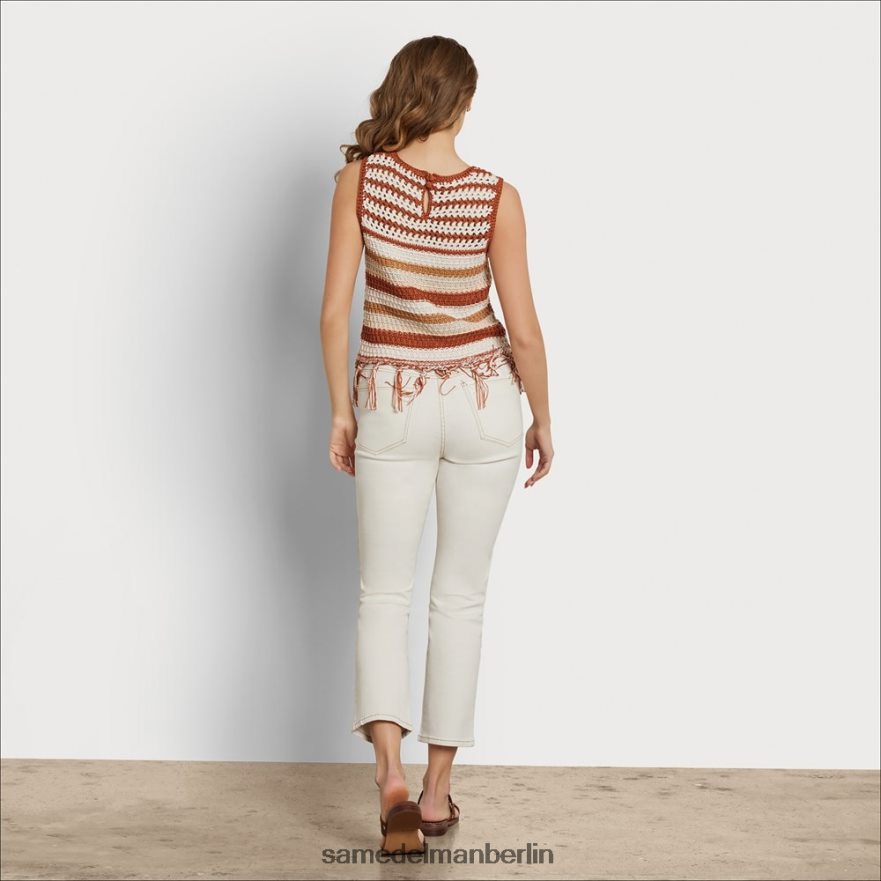 Sam Edelman Jeans mit hohem Bund, schmal und gerade Frauen natürlich Bekleidung 2P8JNV1169 - Image 4