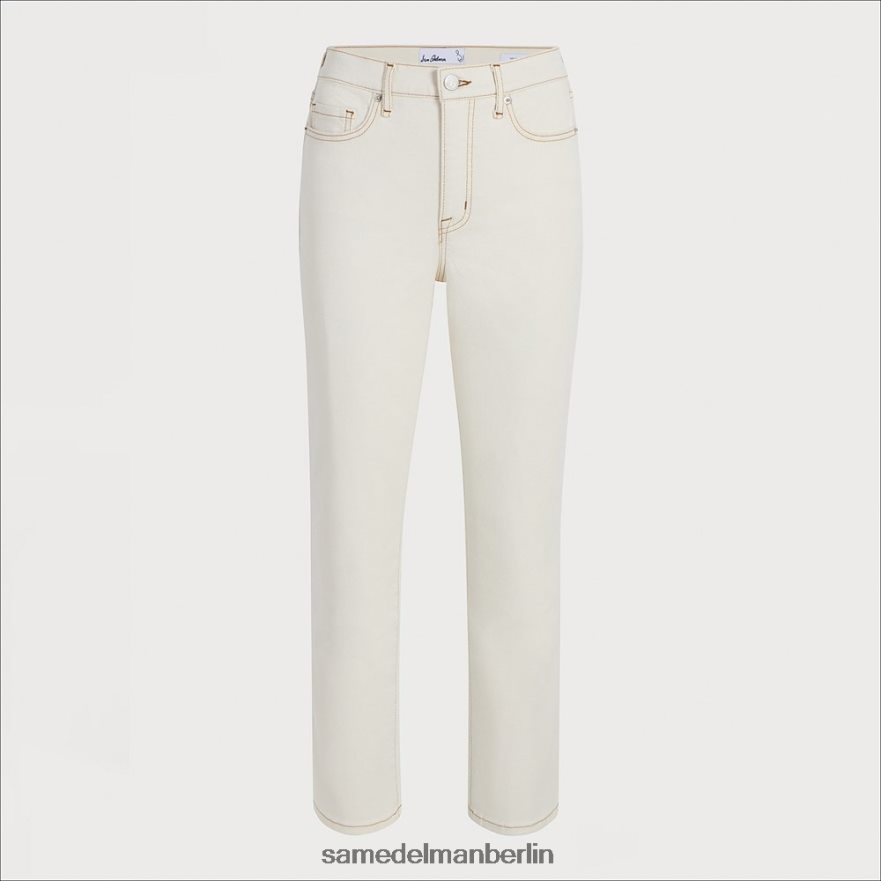 Sam Edelman Jeans mit hohem Bund, schmal und gerade Frauen natürlich Bekleidung 2P8JNV1169 - Image 5