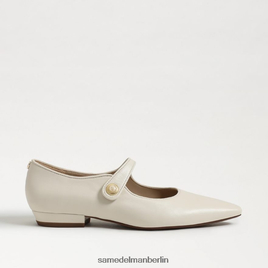 Sam Edelman Jene Mary Jane spitze Zehenpartie flach Frauen modernes Elfenbein Schuhwerk 2P8JNV542 - Image 2