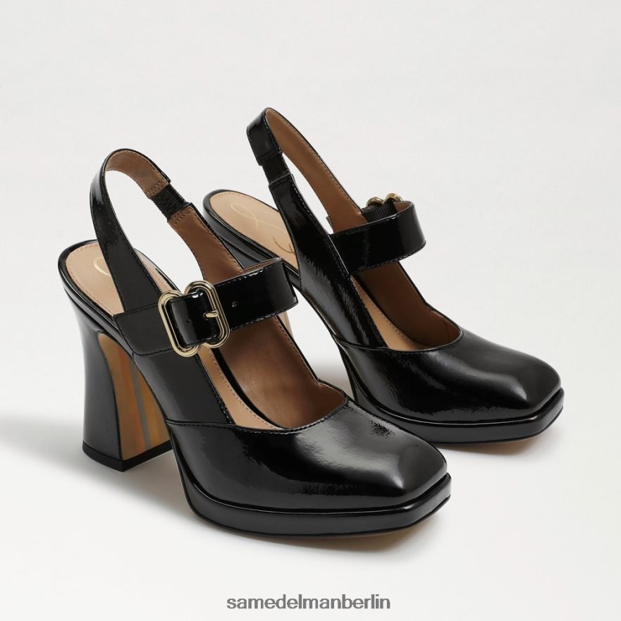 sam_edelman_jildie_slingback_mary_jane_absatz_frauen_schwarzes_lackleder_schuhwerk_2p8jnv316.jpg Sam Edelman Jildie Slingback-Mary-Jane-Absatz Frauen schwarzes Lackleder Schuhwerk 2P8JNV316 - Image 1