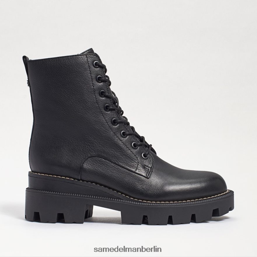 Sam Edelman Kampfstiefel mit Mansarden-Plateau Frauen schwarzes Leder Schuhwerk 2P8JNV626 - Image 2