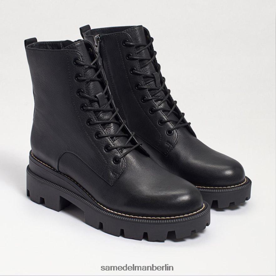 Sam Edelman Kampfstiefel mit Mansarden-Plateau Frauen schwarzes Leder Schuhwerk 2P8JNV626 - Image 1