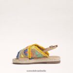 Sam Edelman Kayden Sandale Kinder natur/gelb Schuhwerk 2P8JNV1033 - Image 4