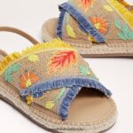 Sam Edelman Kayden Sandale Kinder natur/gelb Schuhwerk 2P8JNV1033 - Image 7