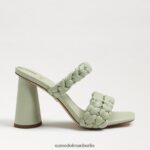 Sam Edelman Kendra-Mule mit Blockabsatz Frauen Pistazienleder Schuhwerk 2P8JNV803 - Image 2