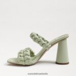 Sam Edelman Kendra-Mule mit Blockabsatz Frauen Pistazienleder Schuhwerk 2P8JNV803 - Image 4