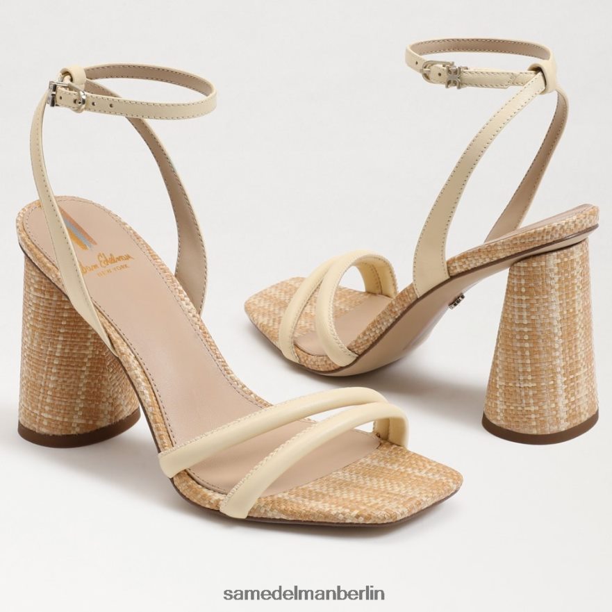 Sam Edelman Kia-Sandale mit Blockabsatz Frauen gebleichter Weizen Schuhwerk 2P8JNV108 - Image 7