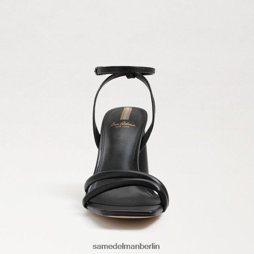 Sam Edelman Kia-Sandale mit Blockabsatz Frauen schwarzes Leder Schuhwerk 2P8JNV106 - Image 3