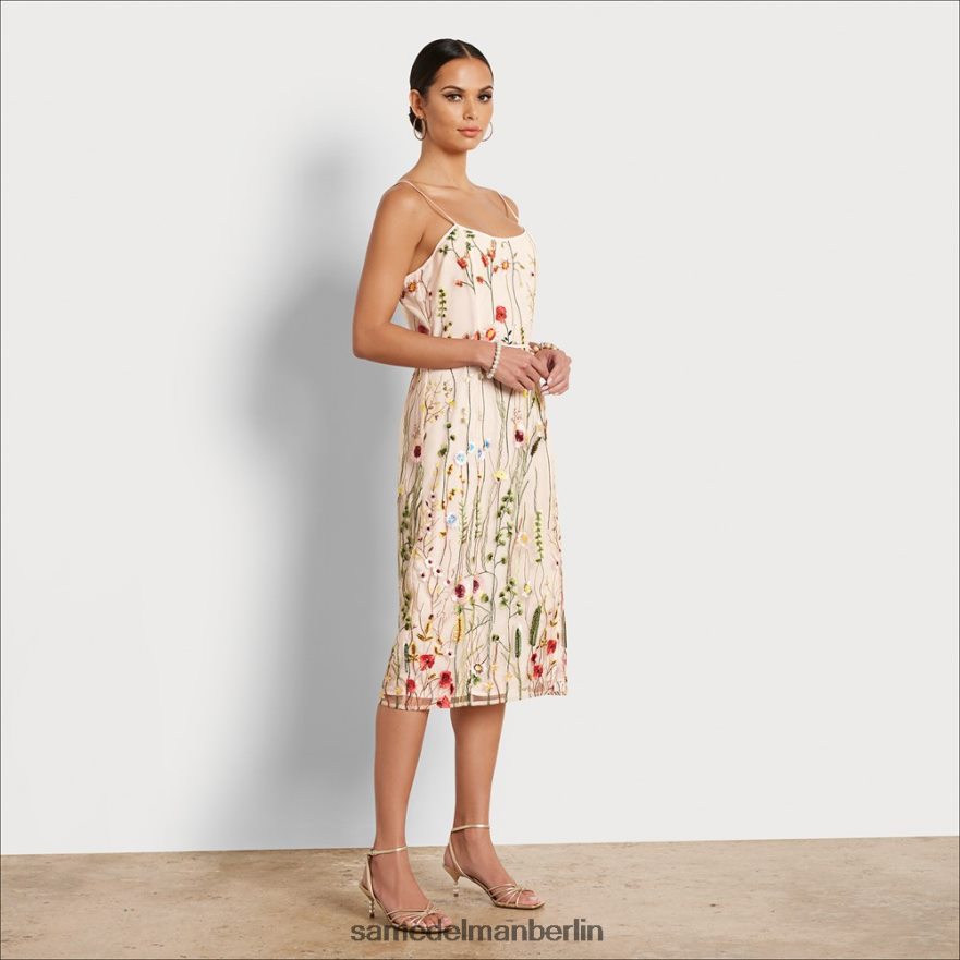 Sam Edelman Kleid mit Blumenstickerei Frauen naturfarben Bekleidung 2P8JNV1066 - Image 2