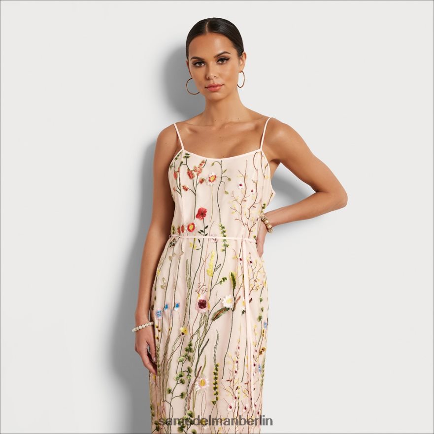 Sam Edelman Kleid mit Blumenstickerei Frauen naturfarben Bekleidung 2P8JNV1066 - Image 3