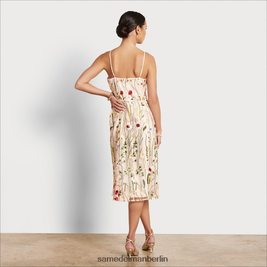 Sam Edelman Kleid mit Blumenstickerei Frauen naturfarben Bekleidung 2P8JNV1066 - Image 4