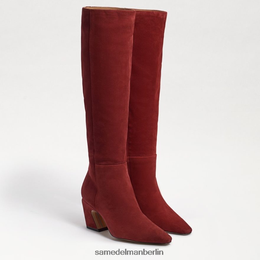 Sam Edelman kniehoher Stiefel von Sulema Frauen Ziegel-Wildleder Schuhwerk 2P8JNV883 - Image 1