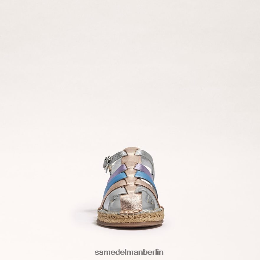 Sam Edelman Kora-Sandale Kinder weiches Silber/Roségold Schuhwerk 2P8JNV1040 - Image 3