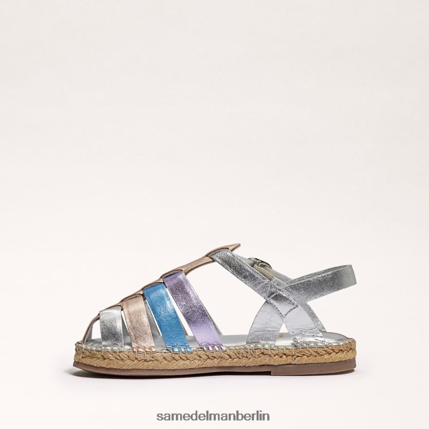 Sam Edelman Kora-Sandale Kinder weiches Silber/Roségold Schuhwerk 2P8JNV1040 - Image 4
