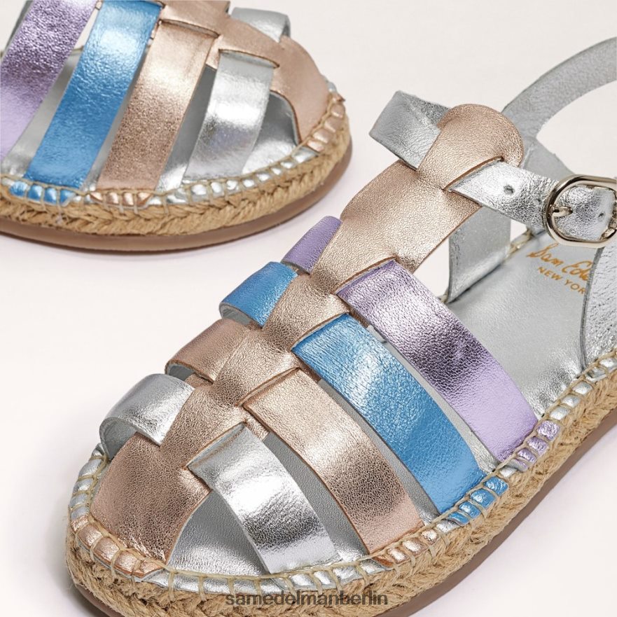 Sam Edelman Kora-Sandale Kinder weiches Silber/Roségold Schuhwerk 2P8JNV1040 - Image 7