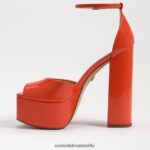 Sam Edelman Kori-Plateau-Absatz Frauen Tangelo Schuhwerk 2P8JNV242 - Image 4