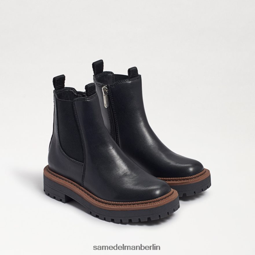sam_edelman_laguna_chelsea_stiefel_kinder_schwarzes_leder_schuhwerk_2p8jnv968.jpg Sam Edelman Laguna Chelsea-Stiefel Kinder schwarzes Leder Schuhwerk 2P8JNV968 - Image 1