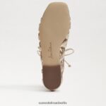 Sam Edelman Lara Gladiator-Sandale Frauen Gold Blatt Schuhwerk 2P8JNV945 - Image 6