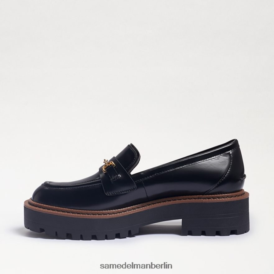 Sam Edelman Laurs Loafer mit Stollensohle Frauen schwarze glänzende Box Schuhwerk 2P8JNV428 - Image 4