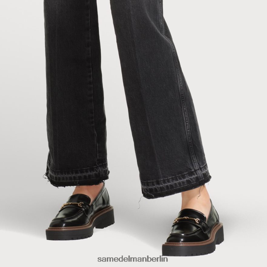 Sam Edelman Laurs Loafer mit Stollensohle Frauen schwarze glänzende Box Schuhwerk 2P8JNV428 - Image 8